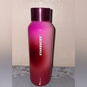 Starbucks Pink Ombre Glass Water Bottle – Reusable Drink Bottle